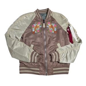 Alpha Industries x Barney’s New York Limited Edition Koi Fish Bomber Jacket XS